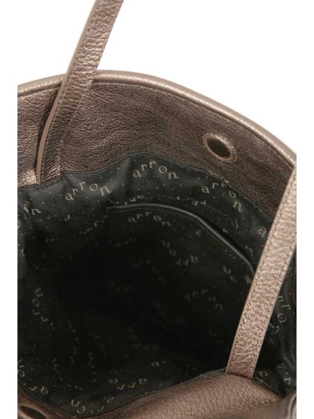 Borsa Arron in Pelle Bronzo